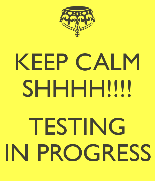 keep calm - testing in progress | Evergreen Beauty College